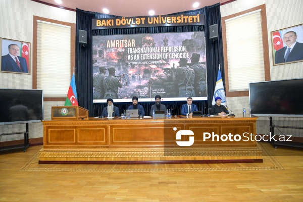 Bakıda keçirilən Hindistanda etnik azlıqlara qarşı repressiyalara həsr olunmuş konfrans