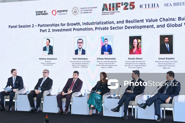 Bakıda keçirilən I Azərbaycan Beynəlxalq İnvestisiya Forumu