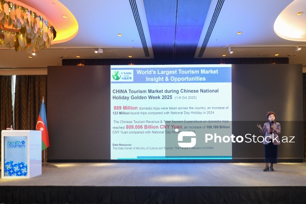 Cia Şiao Fanq - II “Azərbaycan sağlamlıq turizmi konfransı”nda