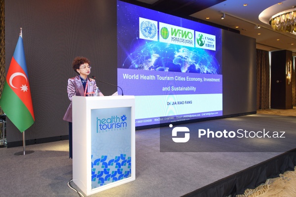 Cia Şiao Fanq - II “Azərbaycan sağlamlıq turizmi konfransı”nda