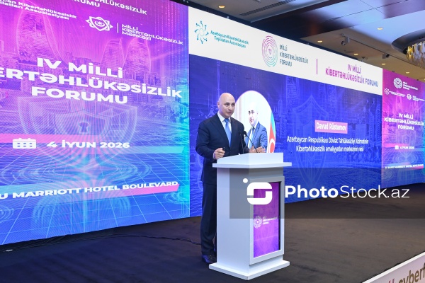 Davud Rüstəmov - IV Milli Kibertəhlükəsizlik Forumunda
