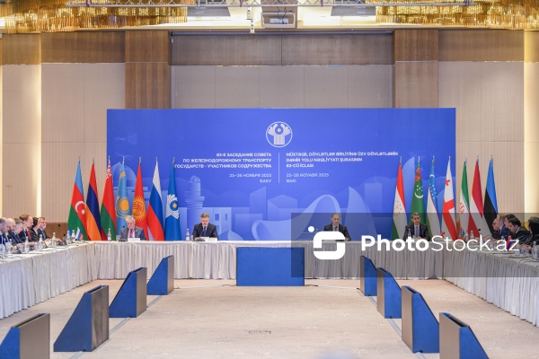 Bakıda keçirilən MDB Dəmir Yolu Nəqliyyatı Şurasının 83-cü iclası