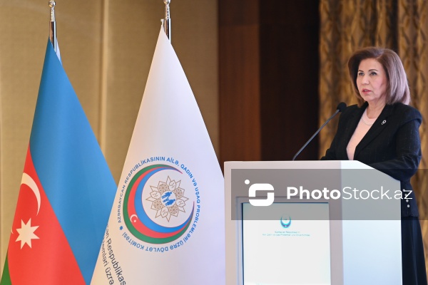 Bahar Muradova - "Qadın iştirakçılığının təbliği" mövzusunda konfransda