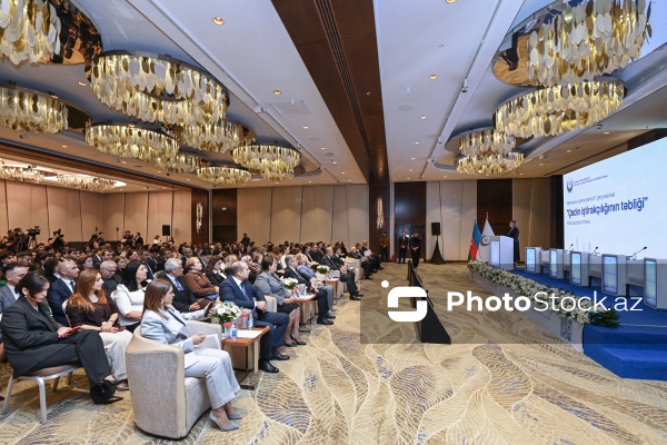 Bakıda keçirilən "Qadın iştirakçılığının təbliği" mövzusunda konfrans