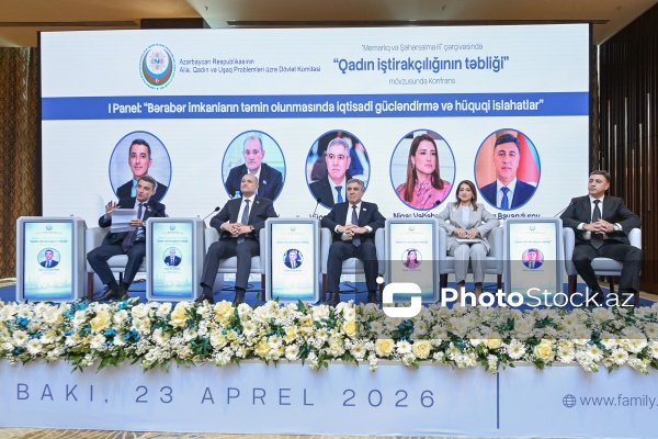 Bakıda keçirilən "Qadın iştirakçılığının təbliği" mövzusunda konfrans