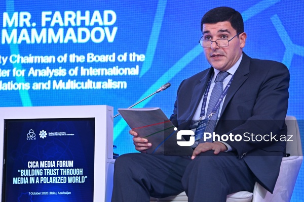Bakıda keçirilən "Qütbləşmiş dünyada media vasitəsilə etimadın qurulması" Media Forumu