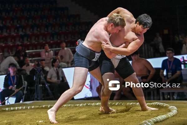 Bakıda keçirilən Sumo üzrə dünya çemponatı
