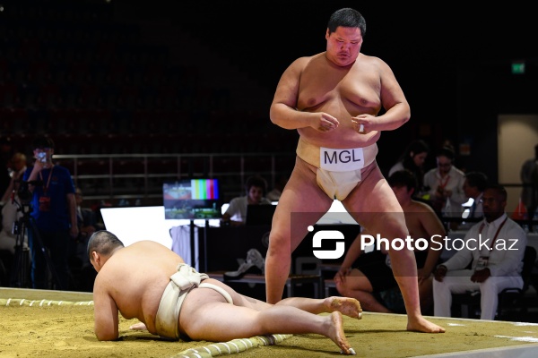 Bakıda keçirilən Sumo üzrə dünya çemponatı