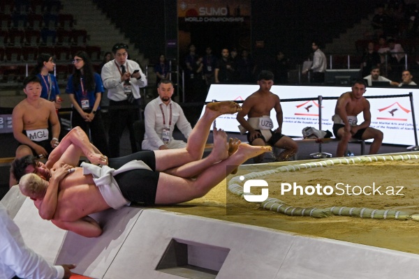 Bakıda keçirilən Sumo üzrə dünya çemponatı