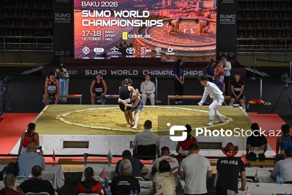 Bakıda keçirilən Sumo üzrə dünya çemponatı