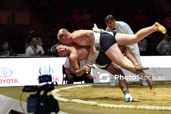 Bakıda keçirilən Sumo üzrə dünya çemponatı
