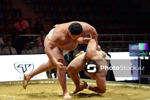 Bakıda keçirilən Sumo üzrə dünya çemponatı