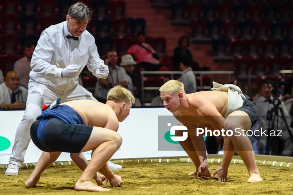 Bakıda keçirilən Sumo üzrə dünya çemponatı