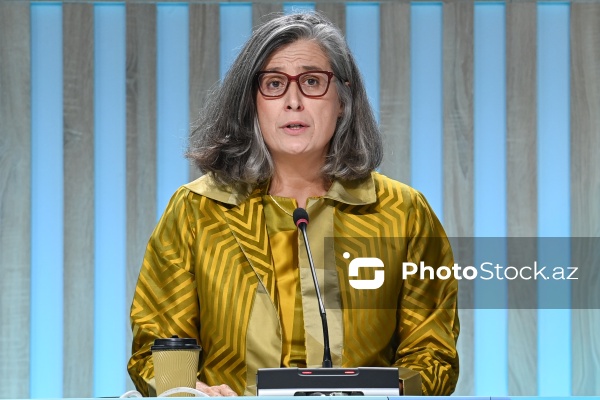 Anaklaudia Rossbax - WUF13-ün açılışına həsr olunmuş mətbuat konfransında