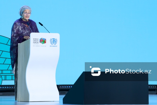 Amina Mohammed - Bakıda keçirilən WUF13-ün bağlanış mərasimində