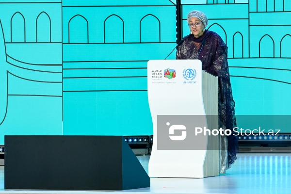 Amina Mohammed - Bakıda keçirilən WUF13-ün bağlanış mərasimində