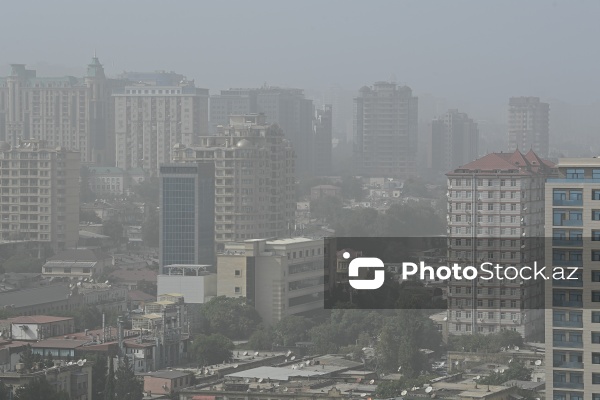 Bakıda müşahidə olunan tozlu hava