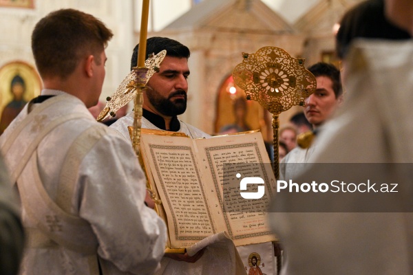 Bakıda yaşayan pravoslavların Milad bayramı