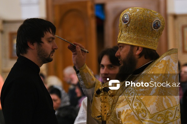 Bakıda yaşayan pravoslavların Milad bayramı