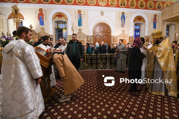 Bakıda yaşayan pravoslavların Milad bayramı