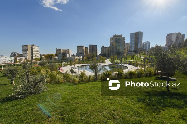 Bakıda yeni açılan Mərkəzi Parkın üçüncü hissəsi