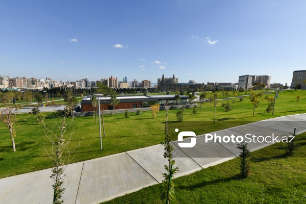 Bakıda yeni açılan Mərkəzi Parkın üçüncü hissəsi