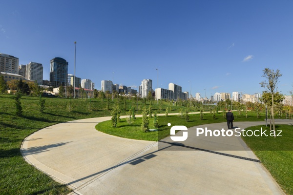 Bakıda yeni açılan Mərkəzi Parkın üçüncü hissəsi