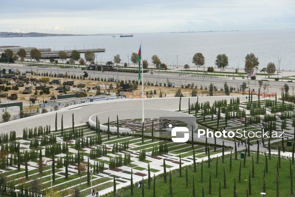 Bakıda yeni salınan Zəfər parkı