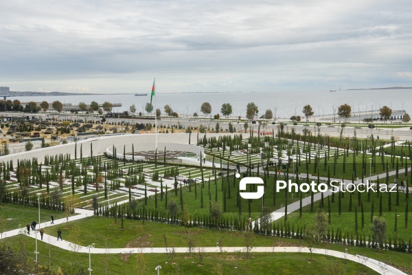 Bakıda yeni salınan Zəfər parkı