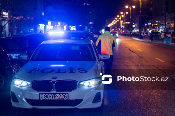 Bakıda yol polisindən motosiklet sürücülərinə qarşı gecə reydi