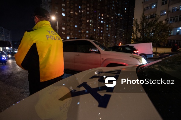 Bakıda yol polisindən motosiklet sürücülərinə qarşı gecə reydi