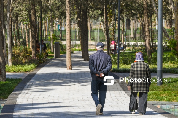 Bakının Nərimanov rayonunda salınan yeni park