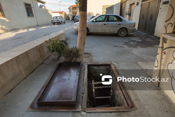 Bakının Ramana qəsəbəsində yeraltı tikili