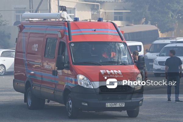 Bakının Suraxanı rayonu ərazisindəki obyektdə baş verən yanğın