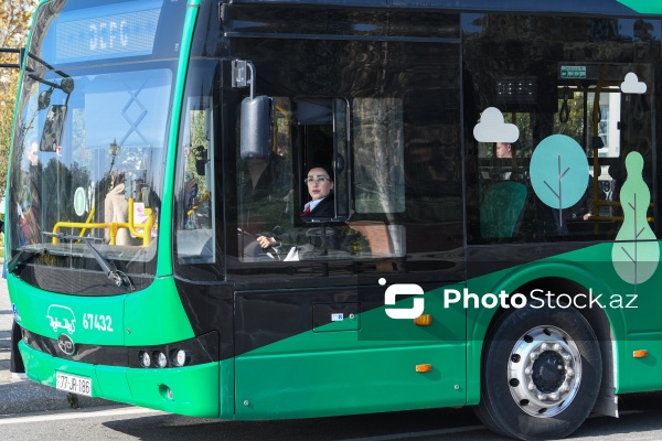 Qadın avtobus sürücüləri vəzifələrinin icrasına başlayıblar