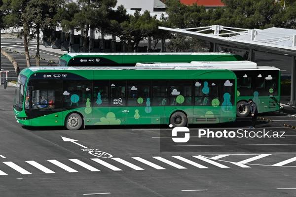"BakuBus" MMC-nin istifadəyə verdiyi "Albalılıq elektrik avtobus deposu"