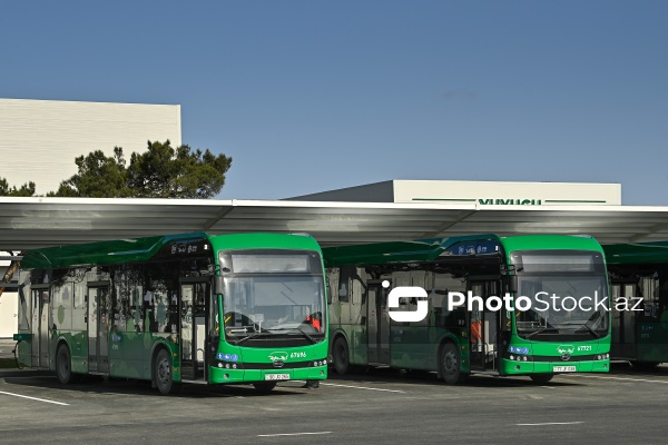 "BakuBus" MMC-nin istifadəyə verdiyi "Albalılıq elektrik avtobus deposu"