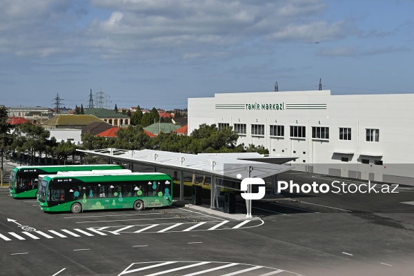 "BakuBus" MMC-nin istifadəyə verdiyi "Albalılıq elektrik avtobus deposu"