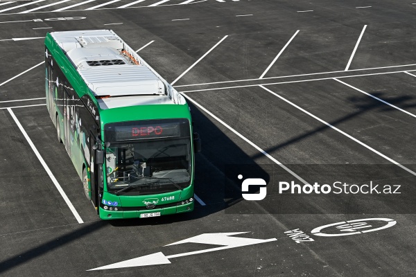 "BakuBus" MMC-nin istifadəyə verdiyi "Albalılıq elektrik avtobus deposu"