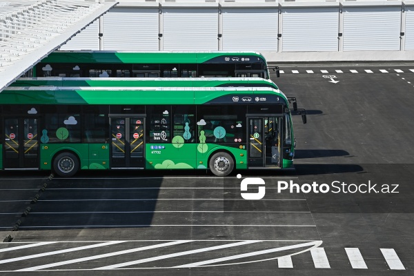 "BakuBus" MMC-nin istifadəyə verdiyi "Albalılıq elektrik avtobus deposu"