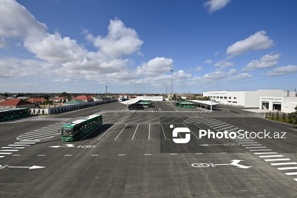 "BakuBus" MMC-nin istifadəyə verdiyi "Albalılıq elektrik avtobus deposu"