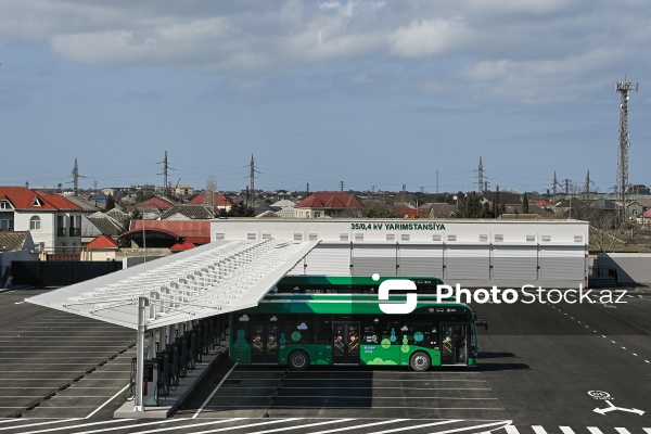 "BakuBus" MMC-nin istifadəyə verdiyi "Albalılıq elektrik avtobus deposu"