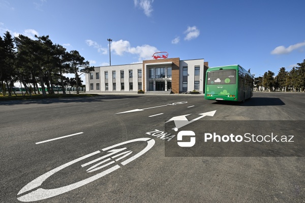 "BakuBus" MMC-nin istifadəyə verdiyi "Albalılıq elektrik avtobus deposu"