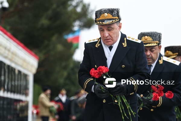 Kamran Əliyev - Şəhidlər xiyabanında