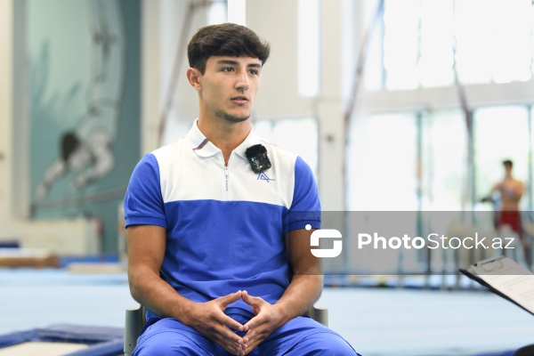 Batut gimnastikası və tamblinq üzrə dünya çempionu Tofiq Əliyev