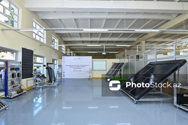 Bərpa olunan enerji qurğu və avadanlıqlarının istismarı üzrə emalatxanaların açılış mərasimi