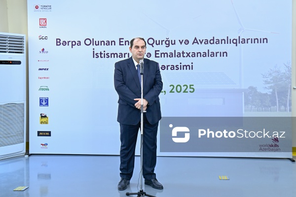 Bərpa olunan enerji qurğu və avadanlıqlarının istismarı üzrə emalatxanaların açılış mərasimi
