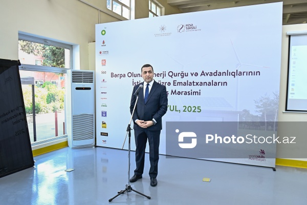 Bərpa olunan enerji qurğu və avadanlıqlarının istismarı üzrə emalatxanaların açılış mərasimi