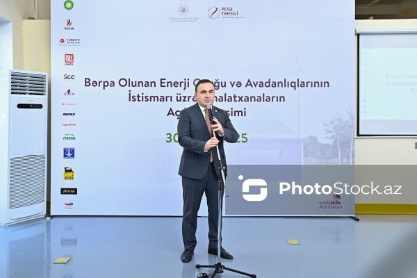 Bərpa olunan enerji qurğu və avadanlıqlarının istismarı üzrə emalatxanaların açılış mərasimi