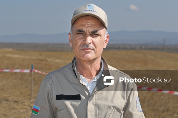 ANAMA-nın 3 saylı təmizləmə dəstəsinin əməliyyat rəhbəri Qadir Namazəliyev